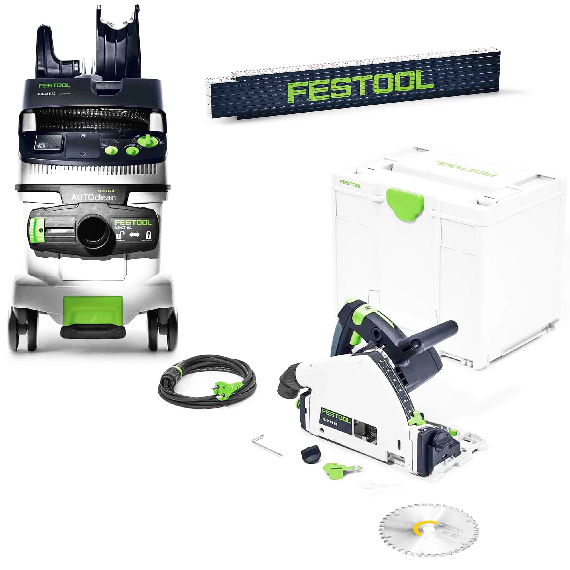 Set Elettroutensili Festool CTL36+TS55