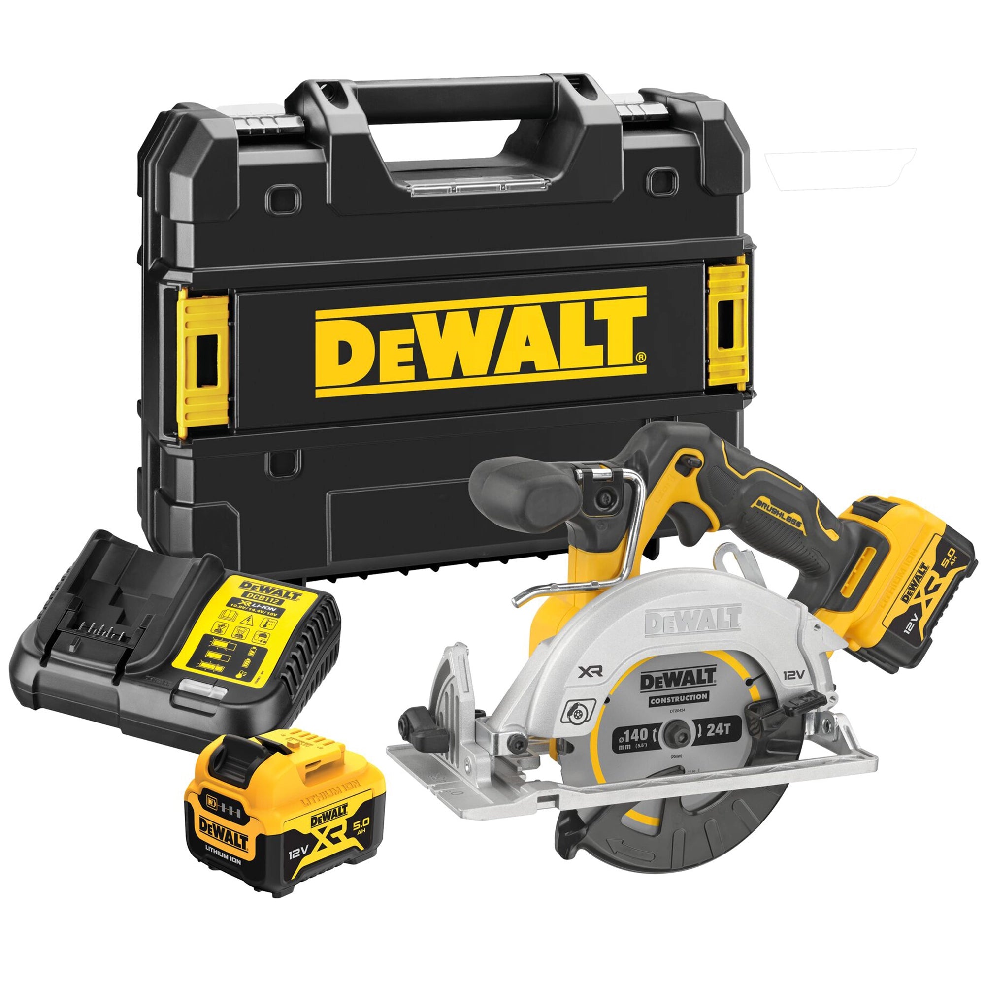 Sega circolare Dewalt DCS512P2-QW 12V 5Ah