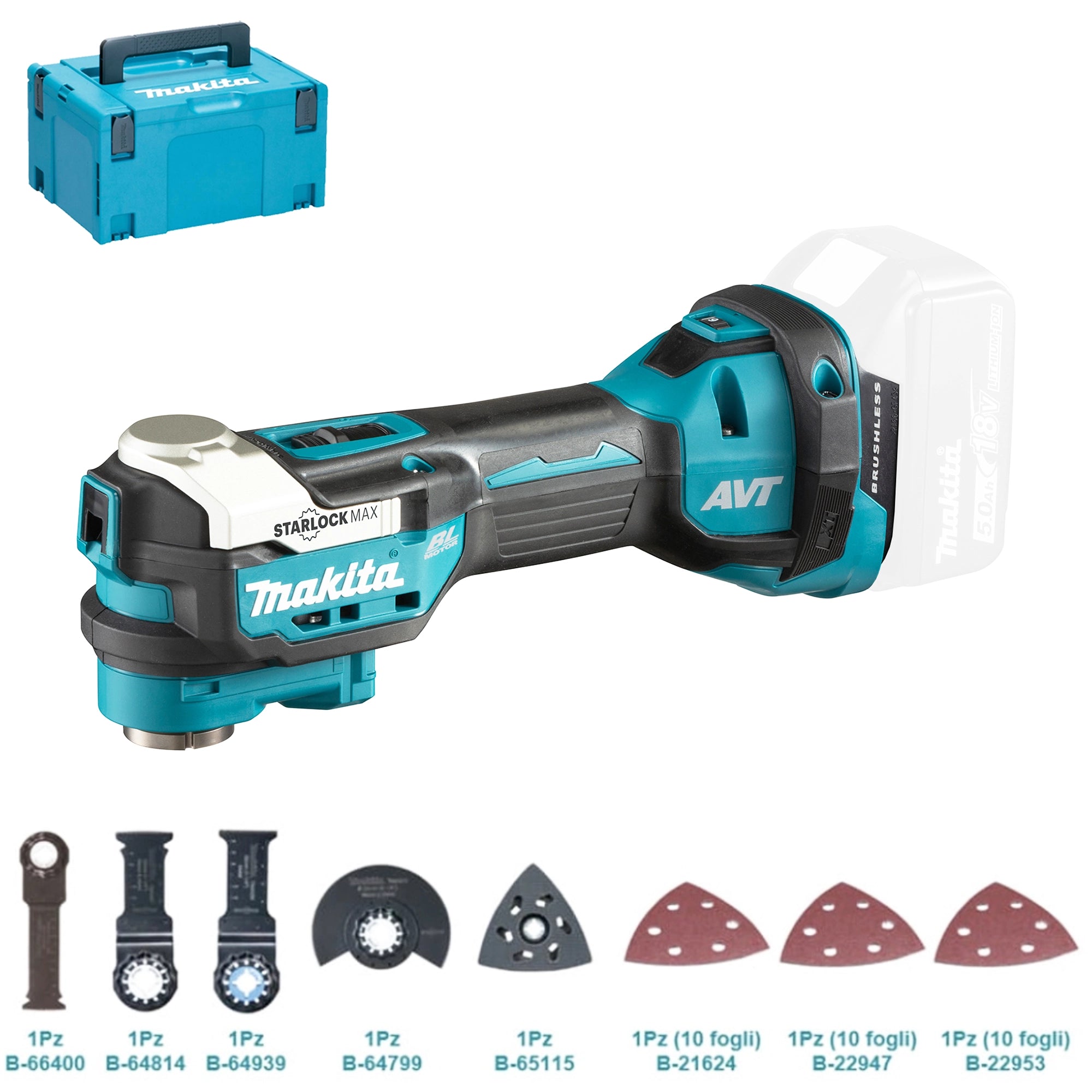 Multifunzione Makita DTM52ZJX1 18V