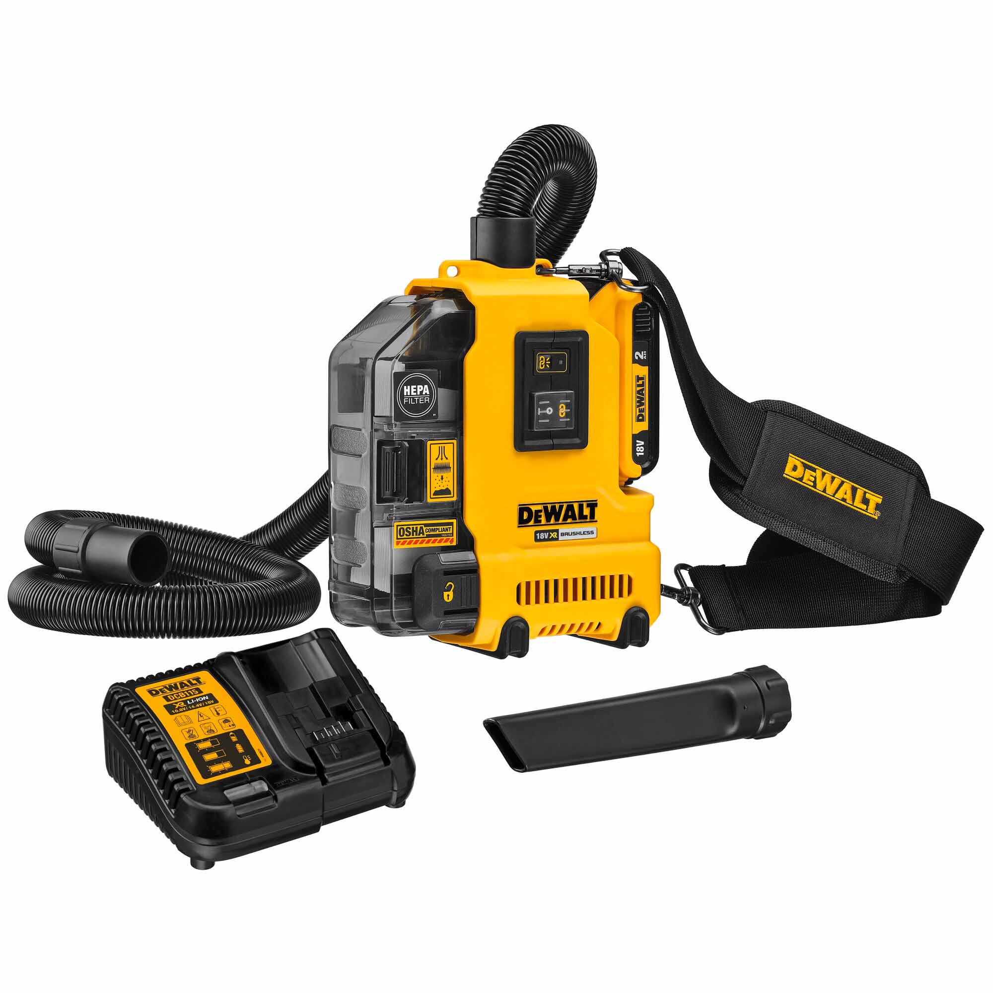 Aspiratore Dewalt DWH161D1-QW 18V 2Ah