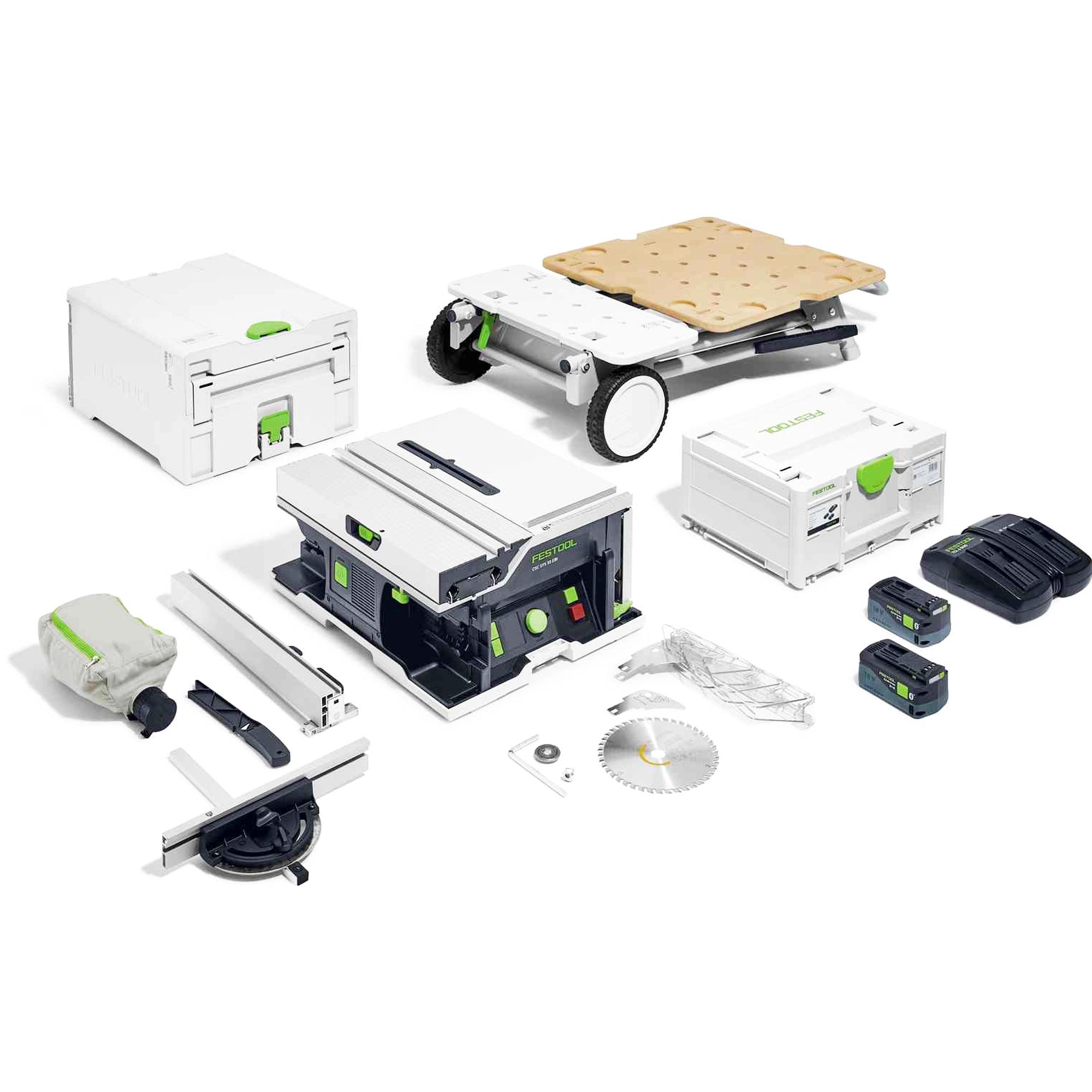 Sega da banco Festool CSC SYS 50 EBI-Set 2x18V 5Ah