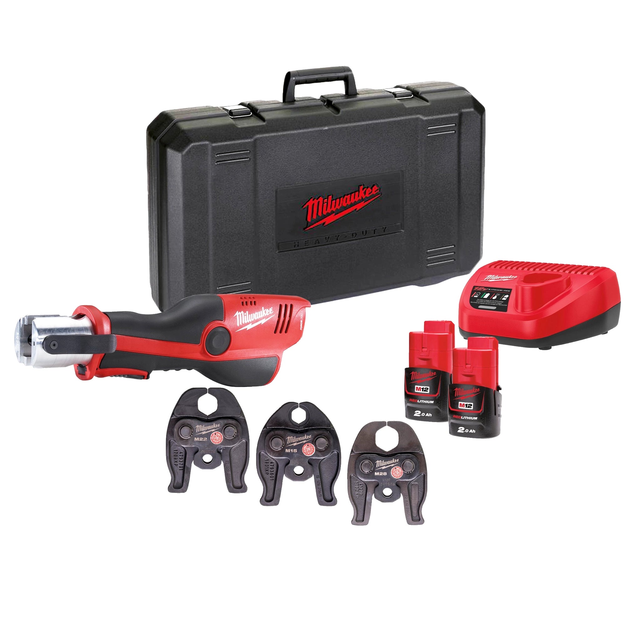 Pressatrice Milwaukee M12 HPT-202C SET 12V 2Ah