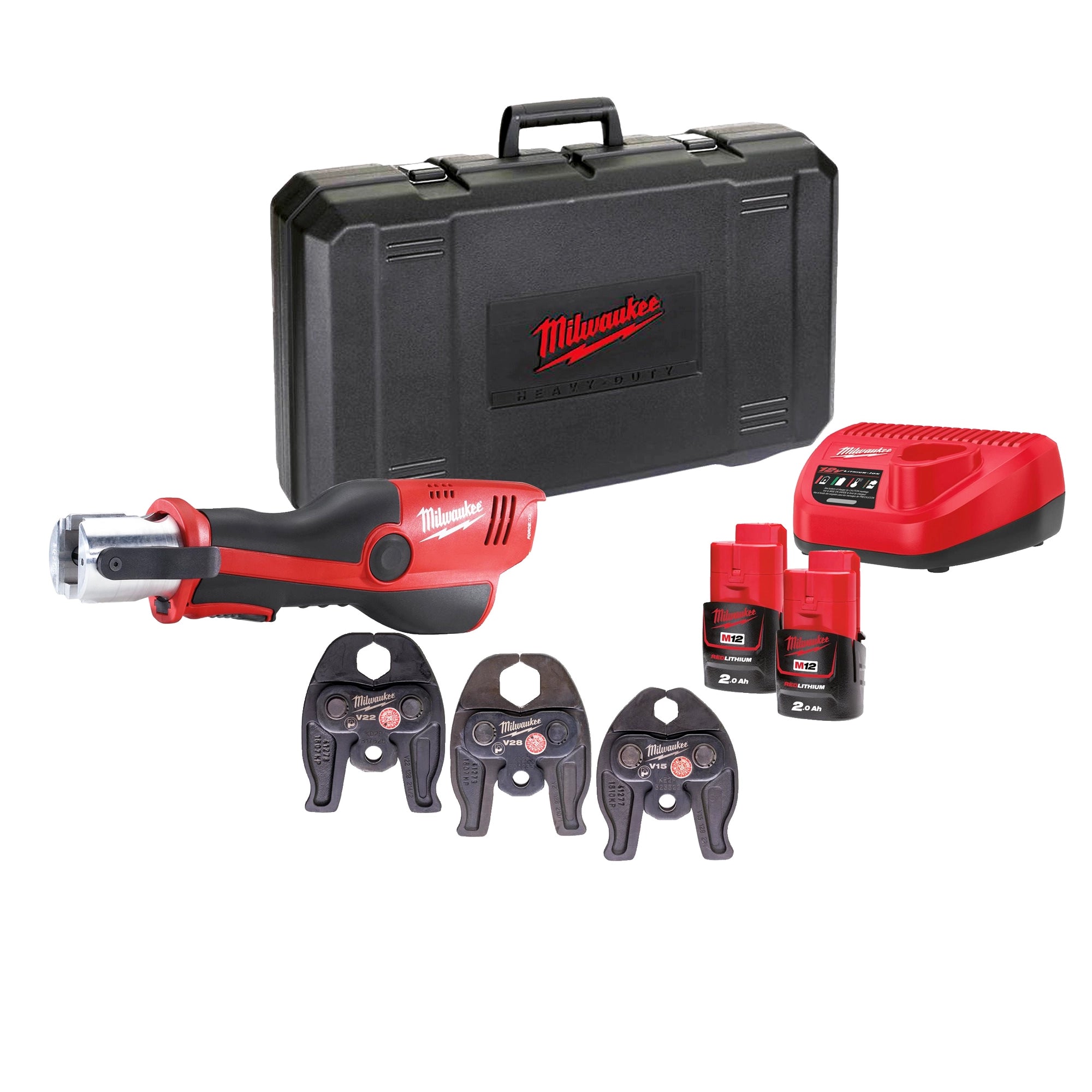 Pressatrice Milwaukee M12 HPT-202C SET 12V 2Ah