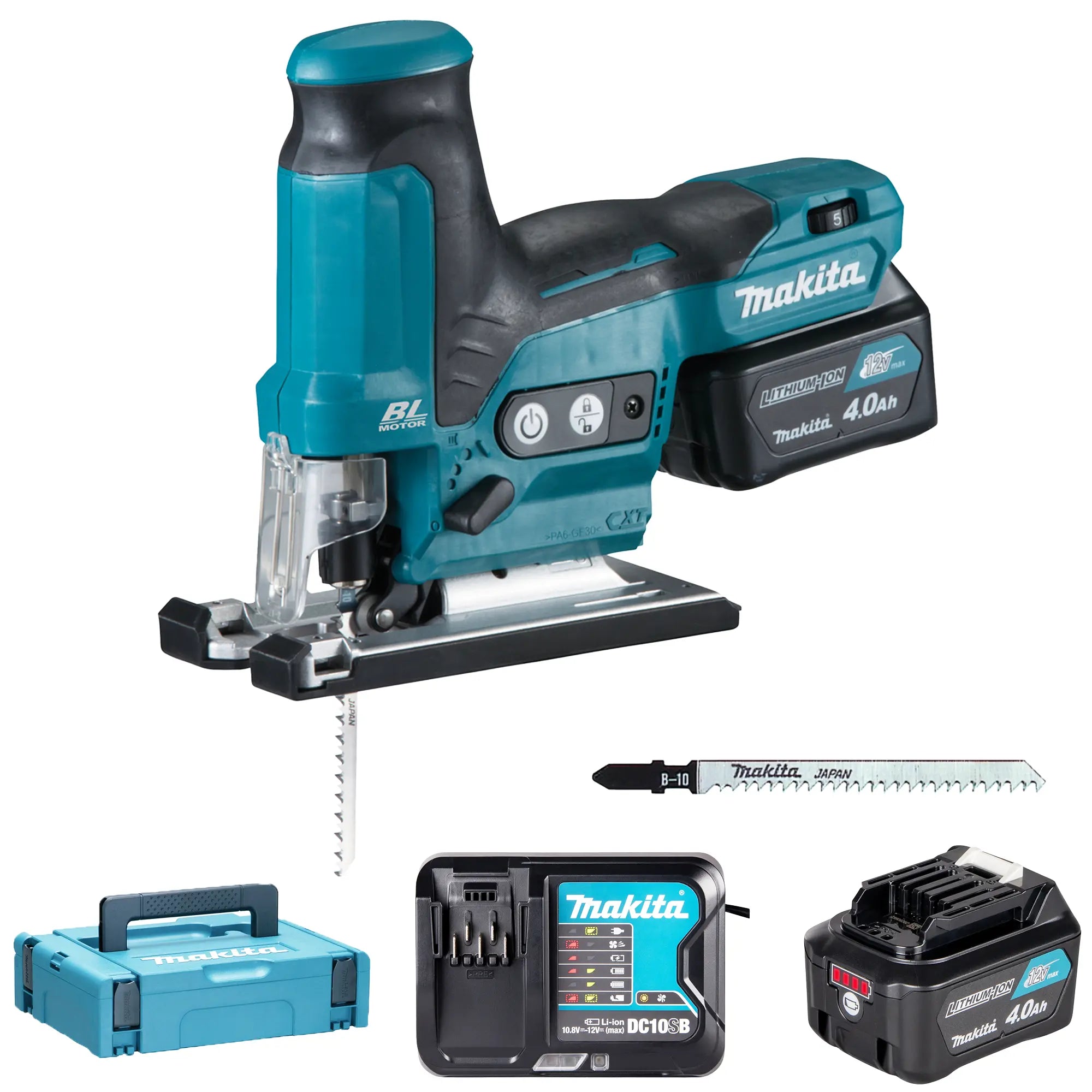 Seghetto alternativo Makita JV102DSMJ 12V 4Ah