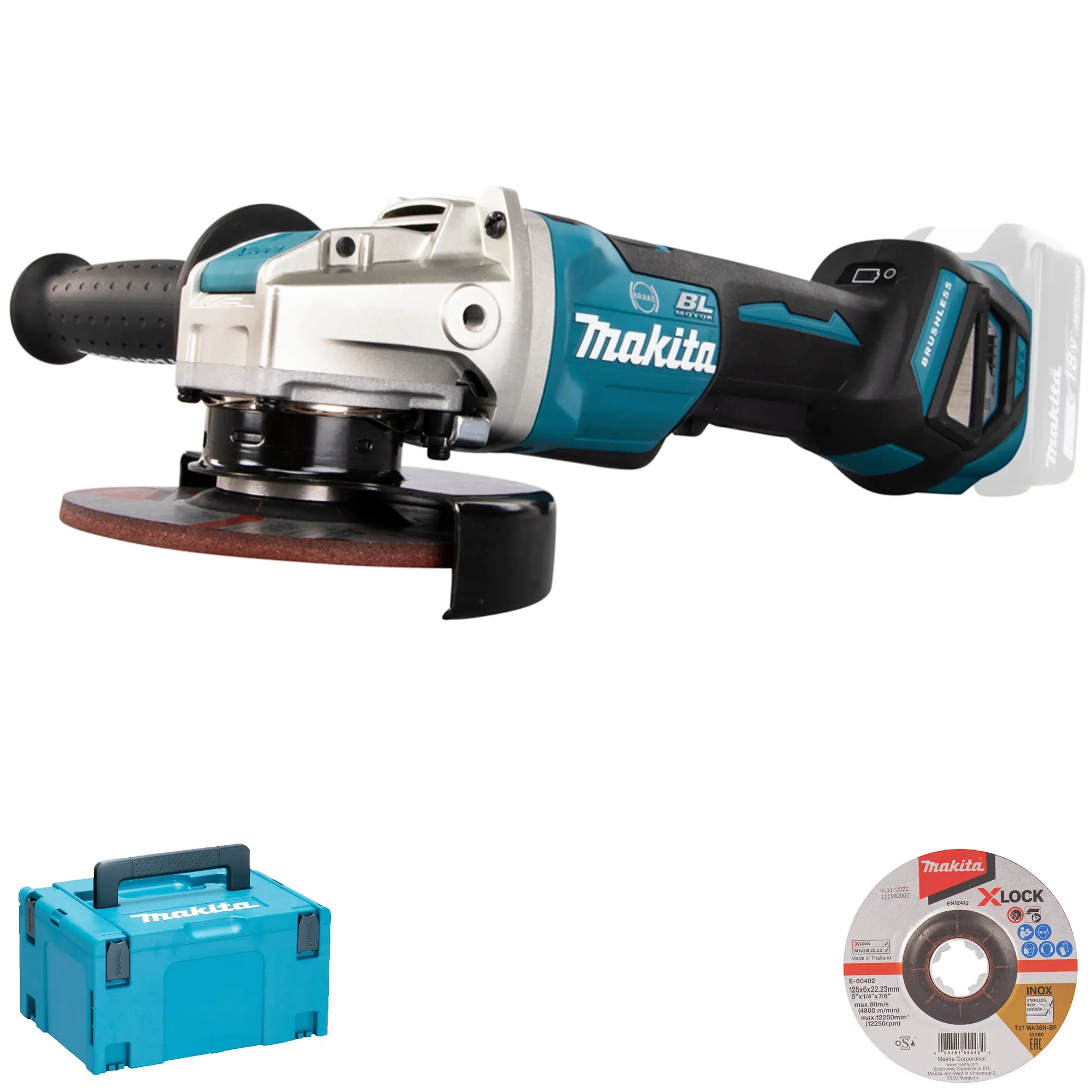 Smerigliatrice Makita DGA519ZJ 18V