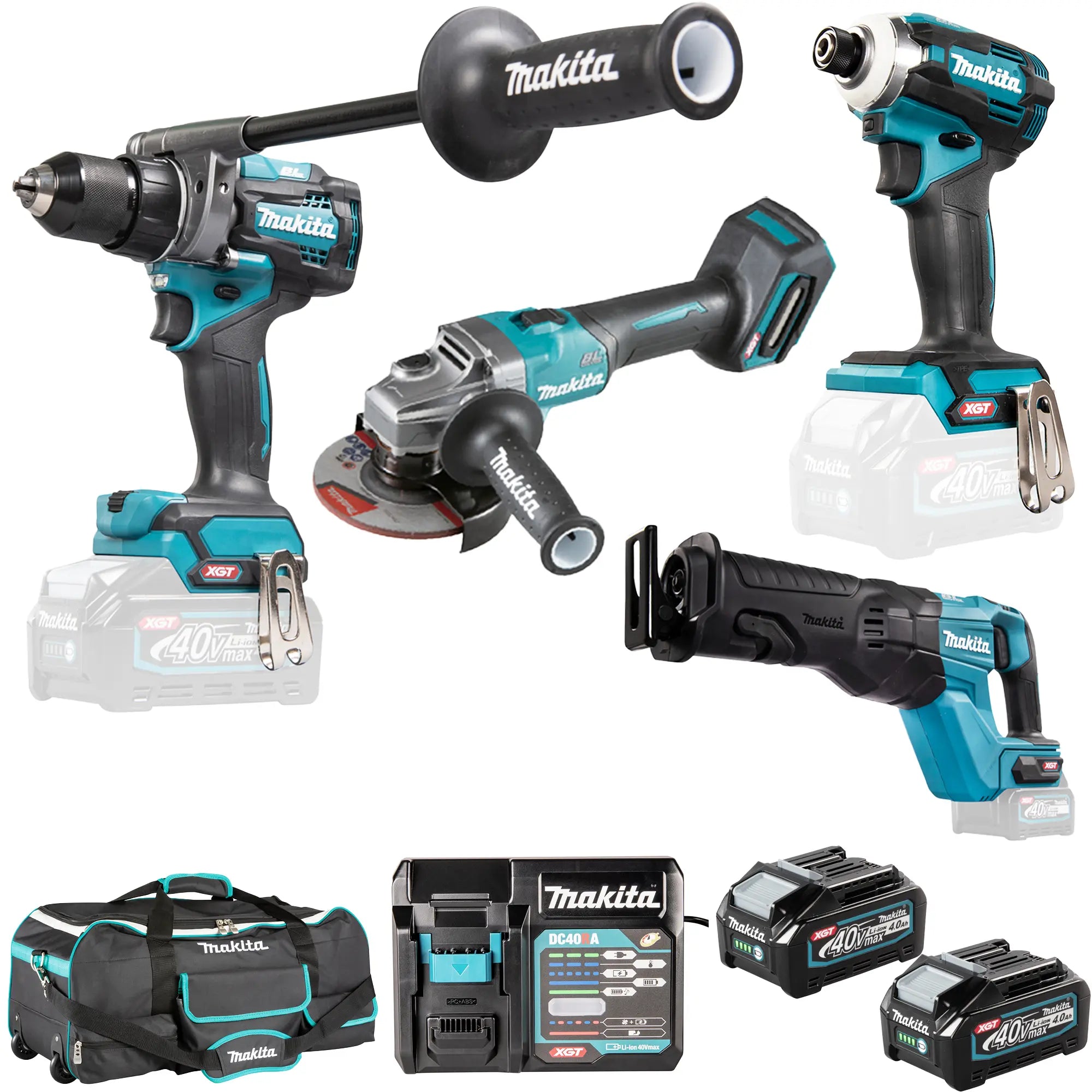 Kit combiné Makita DK0126G401 40V 4Ah