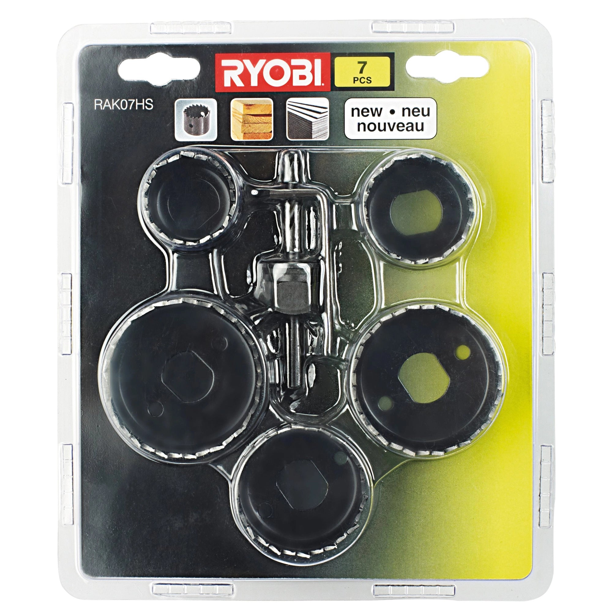 Kit 7 seghe a tazza Ryobi RAK07HS