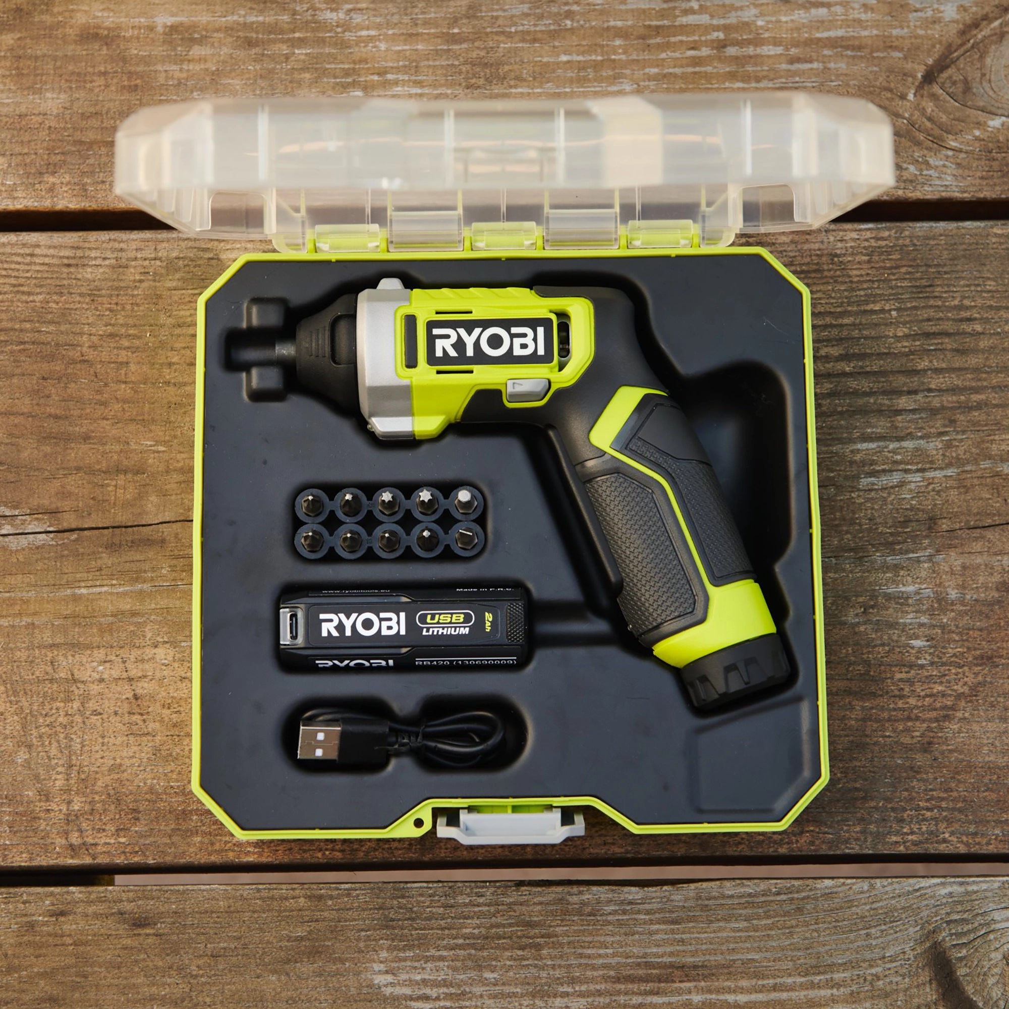 Tournevis ergonomique Ryobi RSD4-120T 4V 2AH