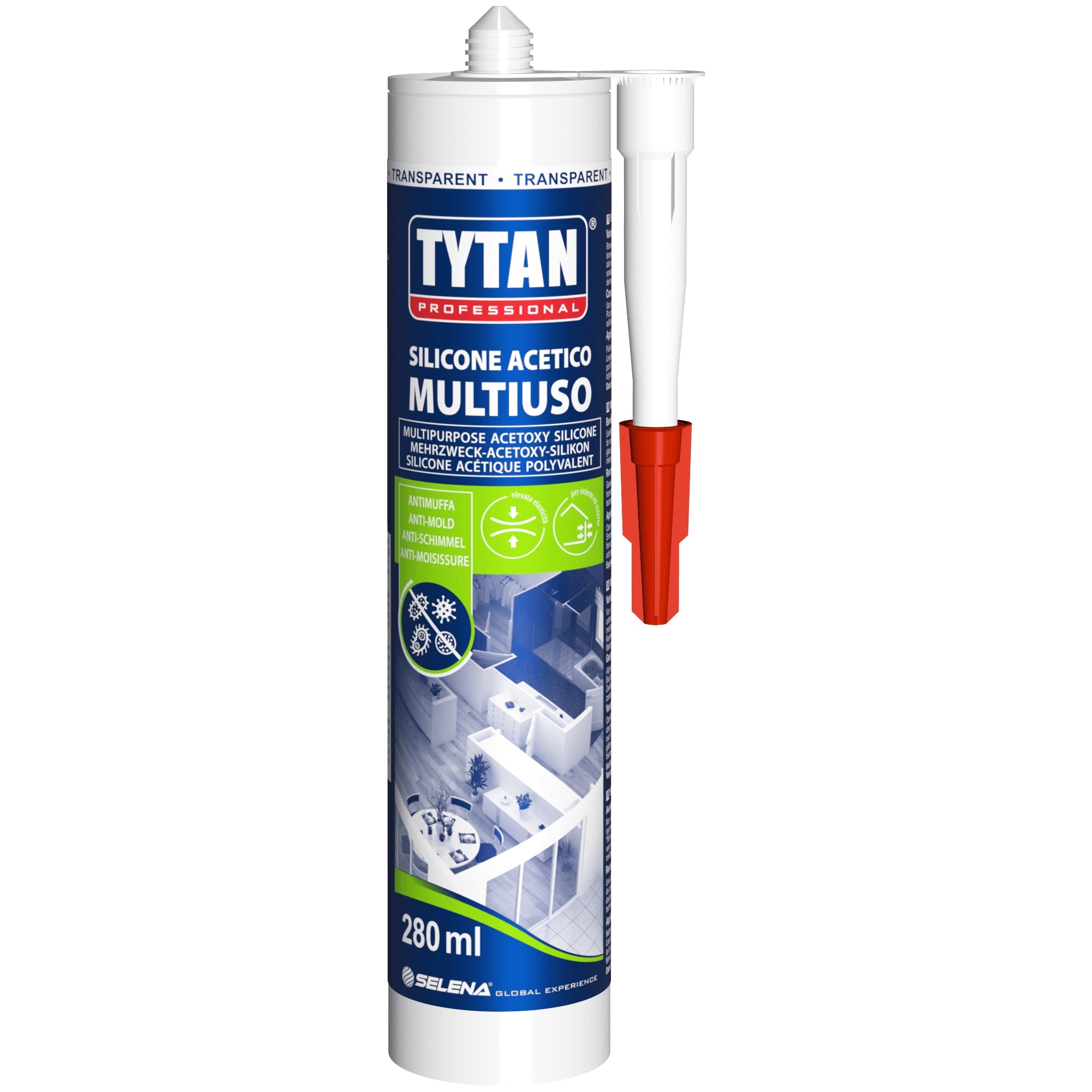 Silicone Acetico Tytan Multiuso 280 ml