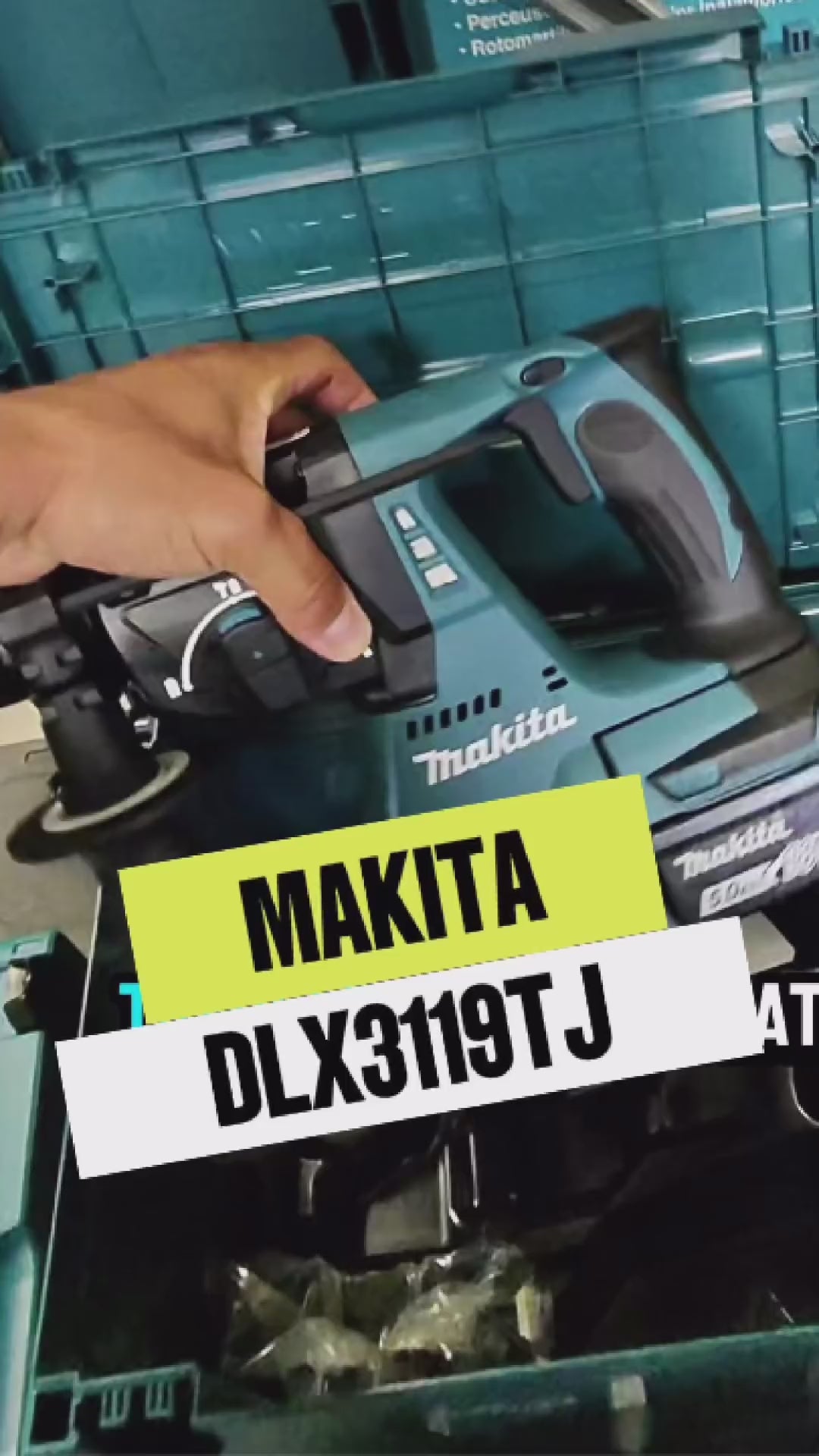 Set Elettroutensili Makita DLX3119TJ 18V 5Ah