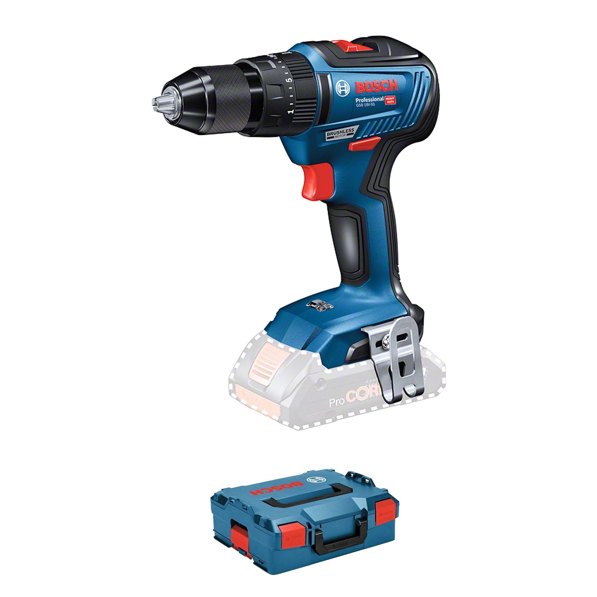 Trapano Avvitatore Bosch GSB 18V-55