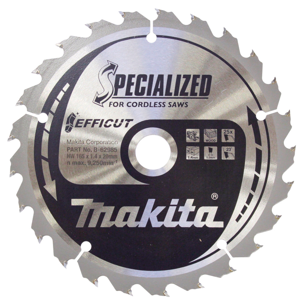 Disco Legno 165mm Makita B-62985