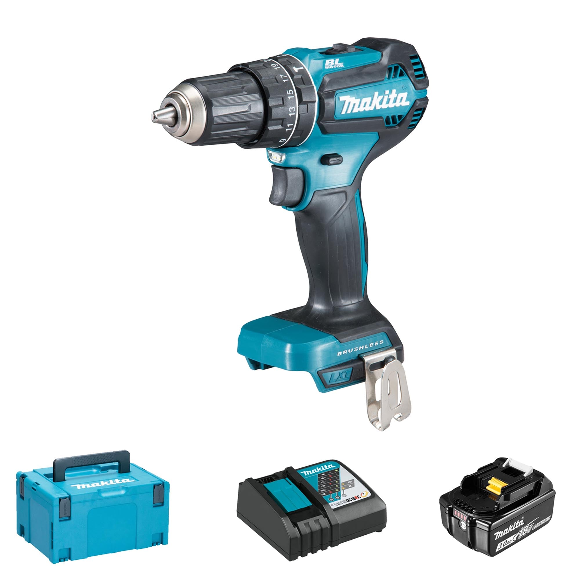 Trapano Avvitatore Makita DHP485RF3J 18V 3Ah