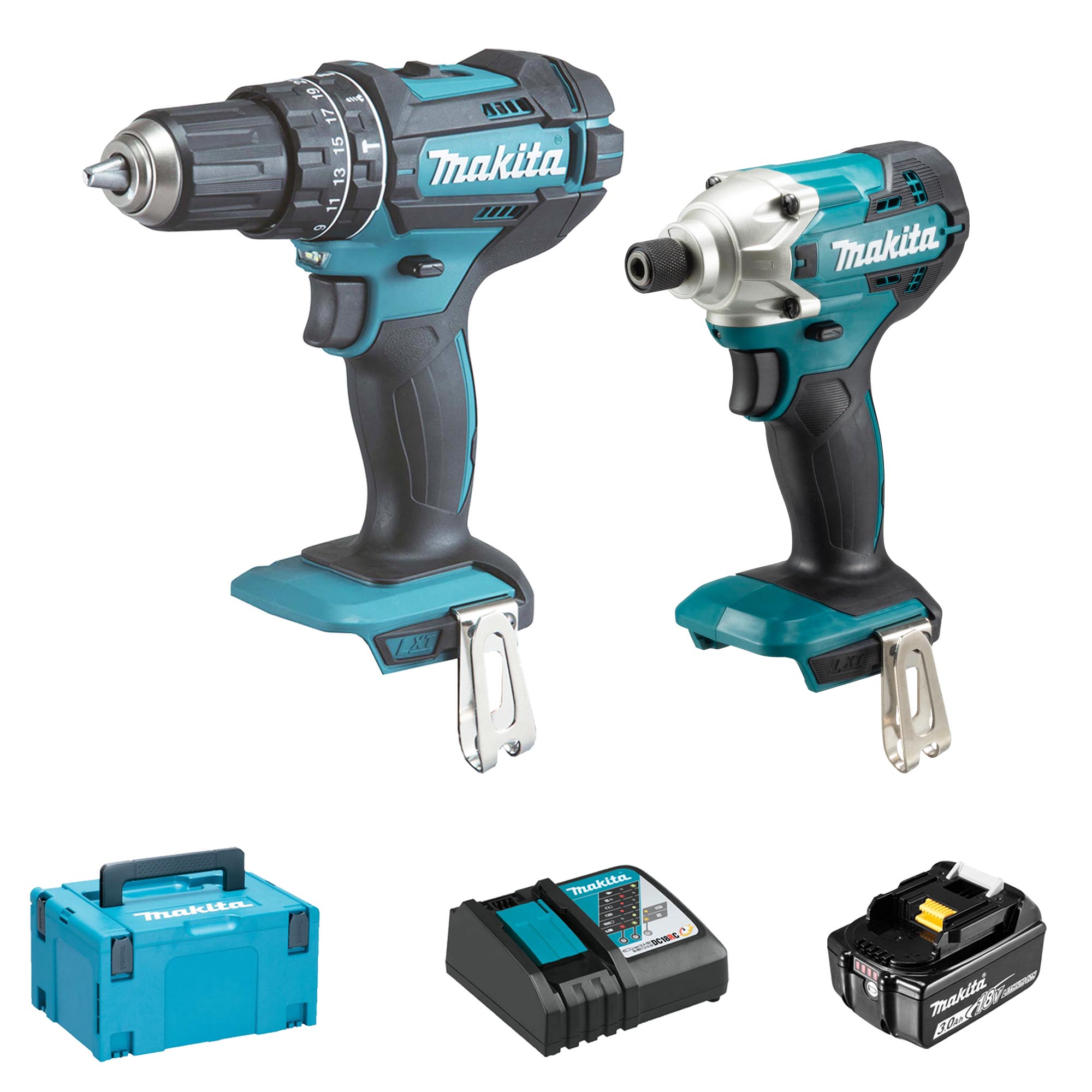 Set Avvitatori Makita DLX2337J 18V 3Ah