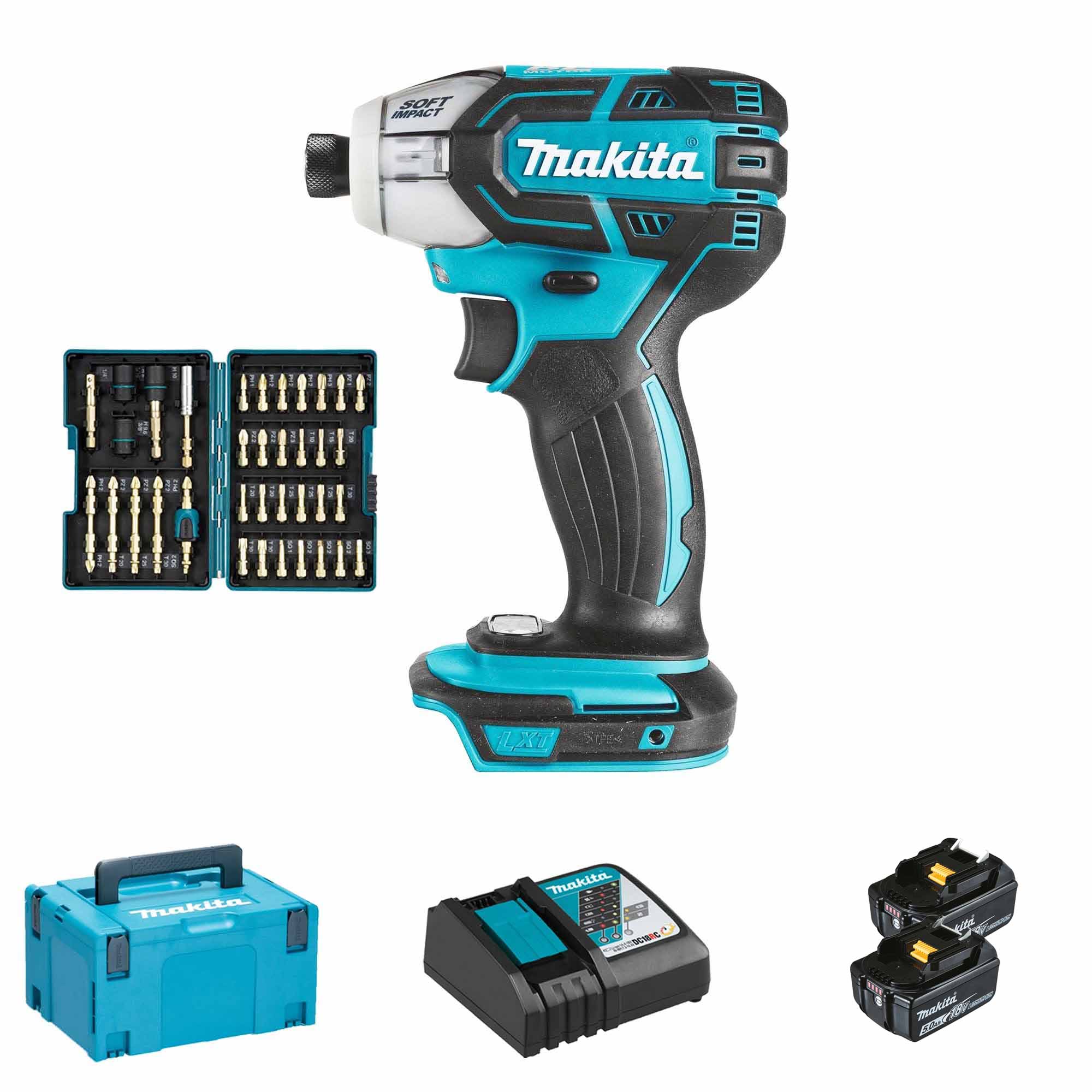 Avvitatore Impulsi Makita DTS141RTJ1 18V 5Ah