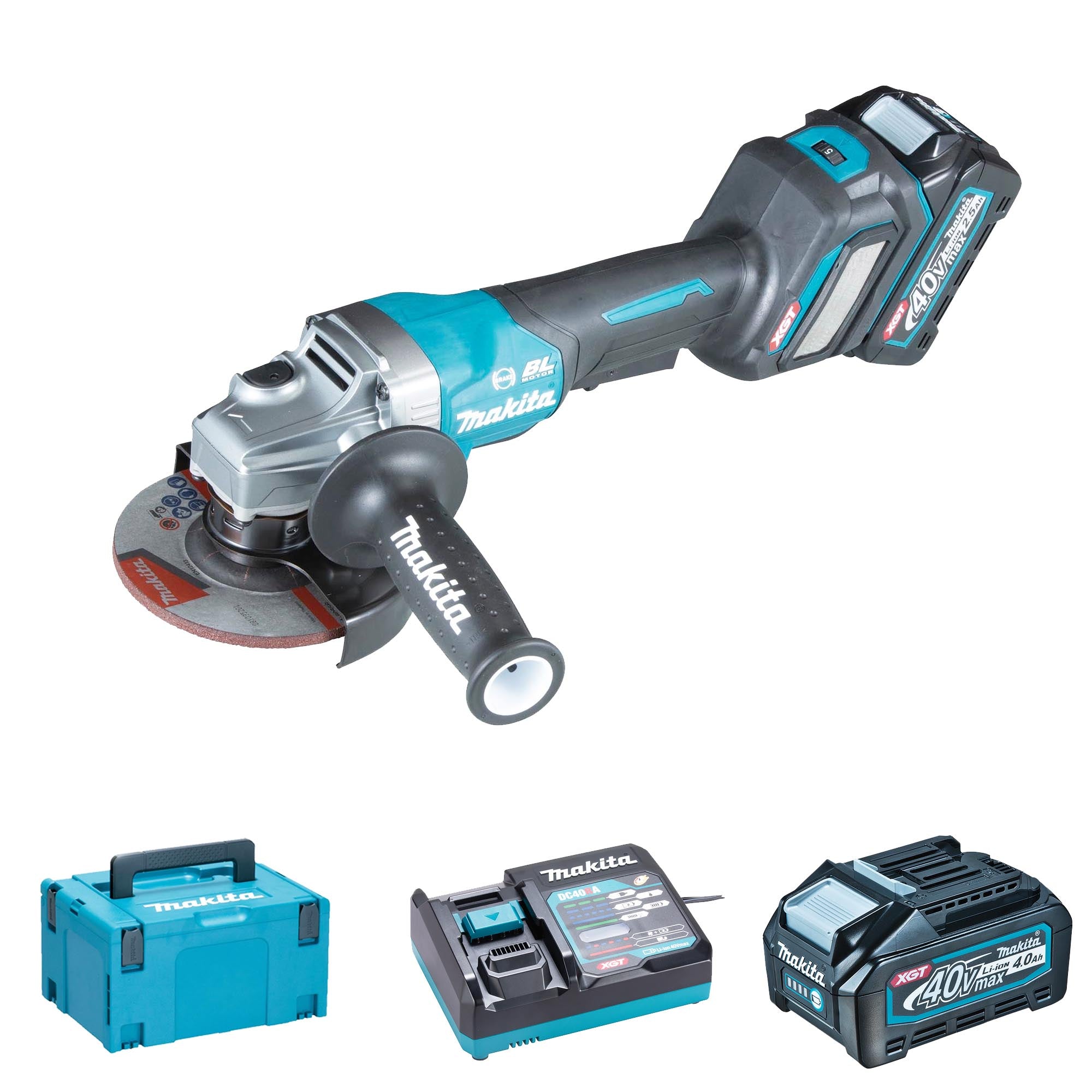 Smerigliatrice Makita GA029GM201 40V 4Ah