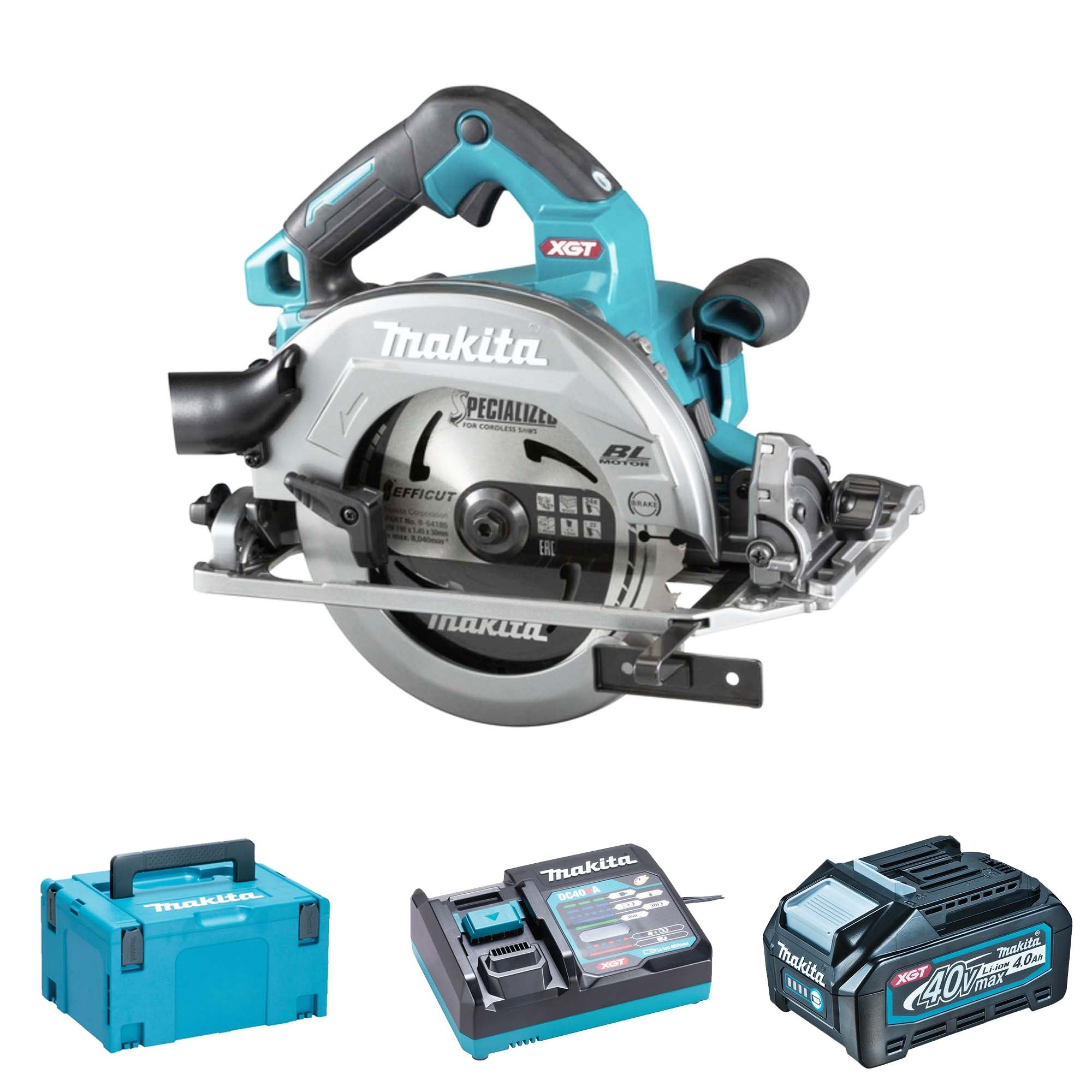 Sega circolare Makita HS004GM202 40V 4Ah