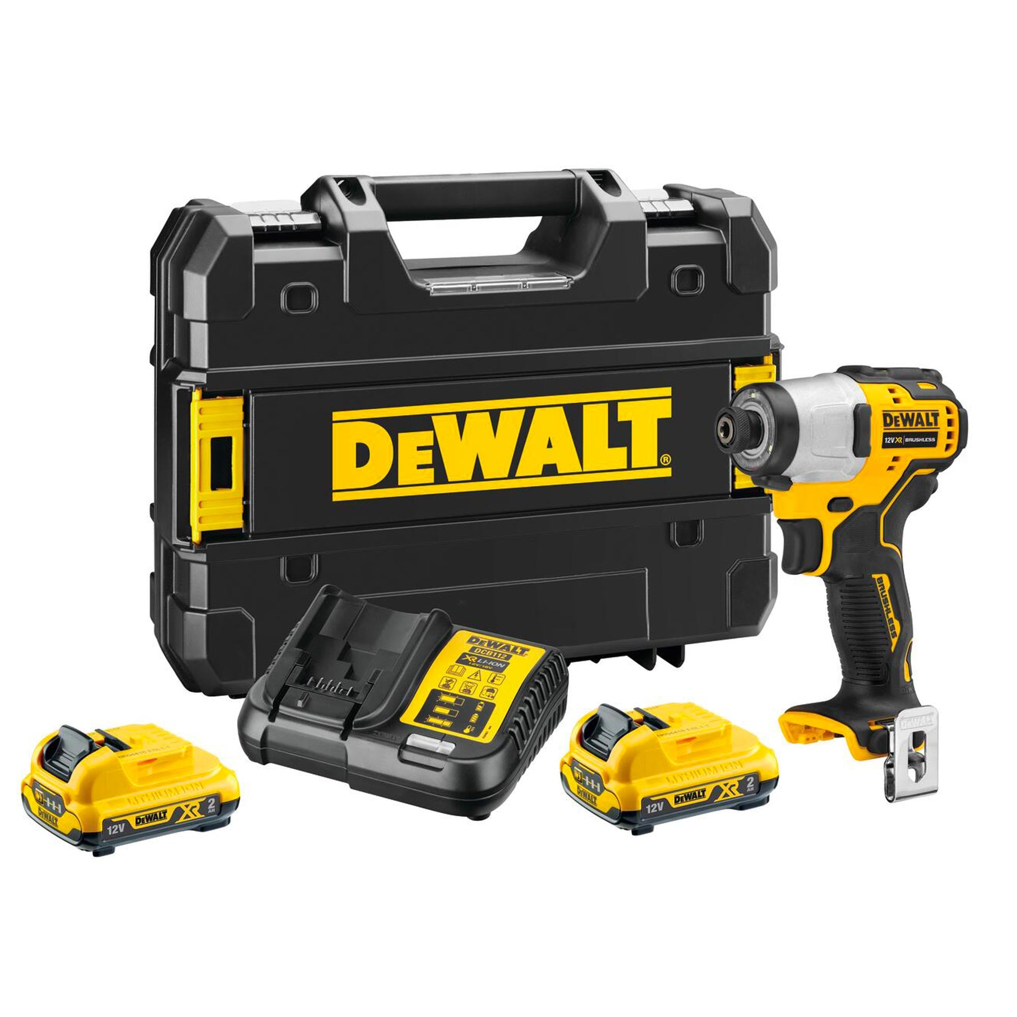 Avvitatore ad Impulsi Dewalt DCF801D2-QW 12V 2Ah