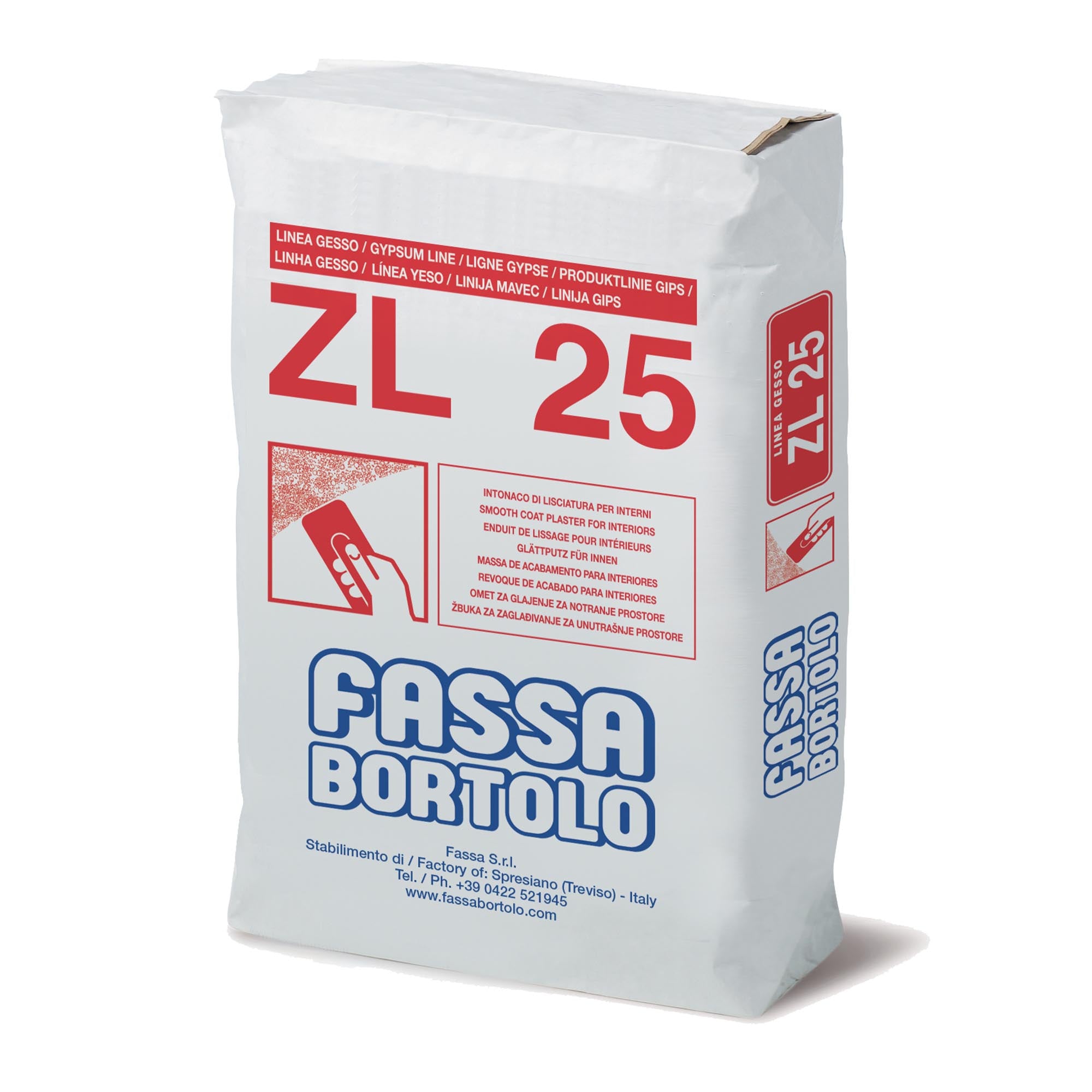 Rasante Gesso Fassa ZL25 25kg