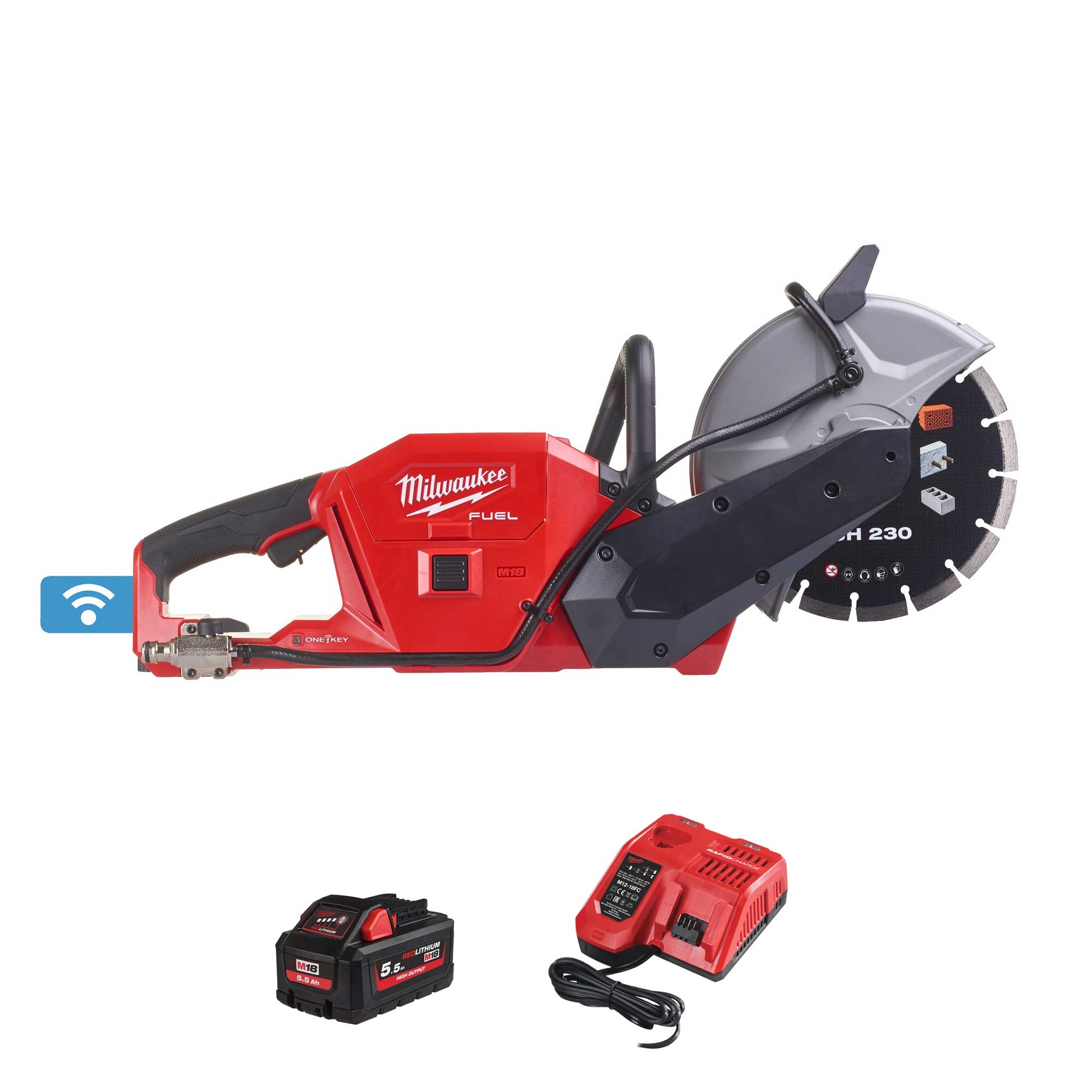 Troncatrice Milwaukee M18 FCOS230-121 18V 12 Ah